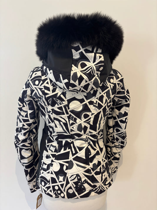 Emilio Pucci Eleonora Iconic Pucci Print Puffer Ski Jacket