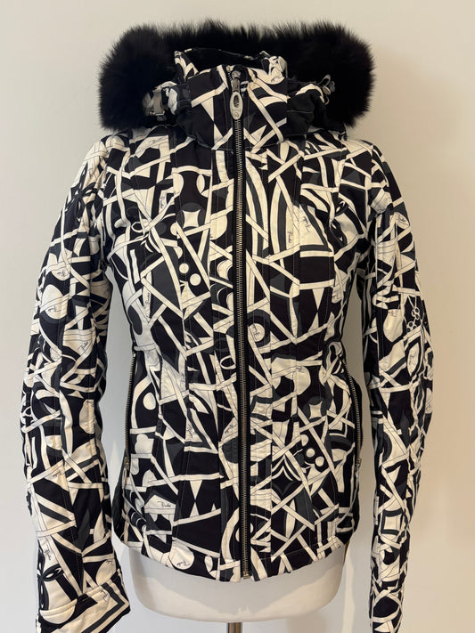 Emilio Pucci Eleonora Iconic Pucci Print Puffer Ski Jacket