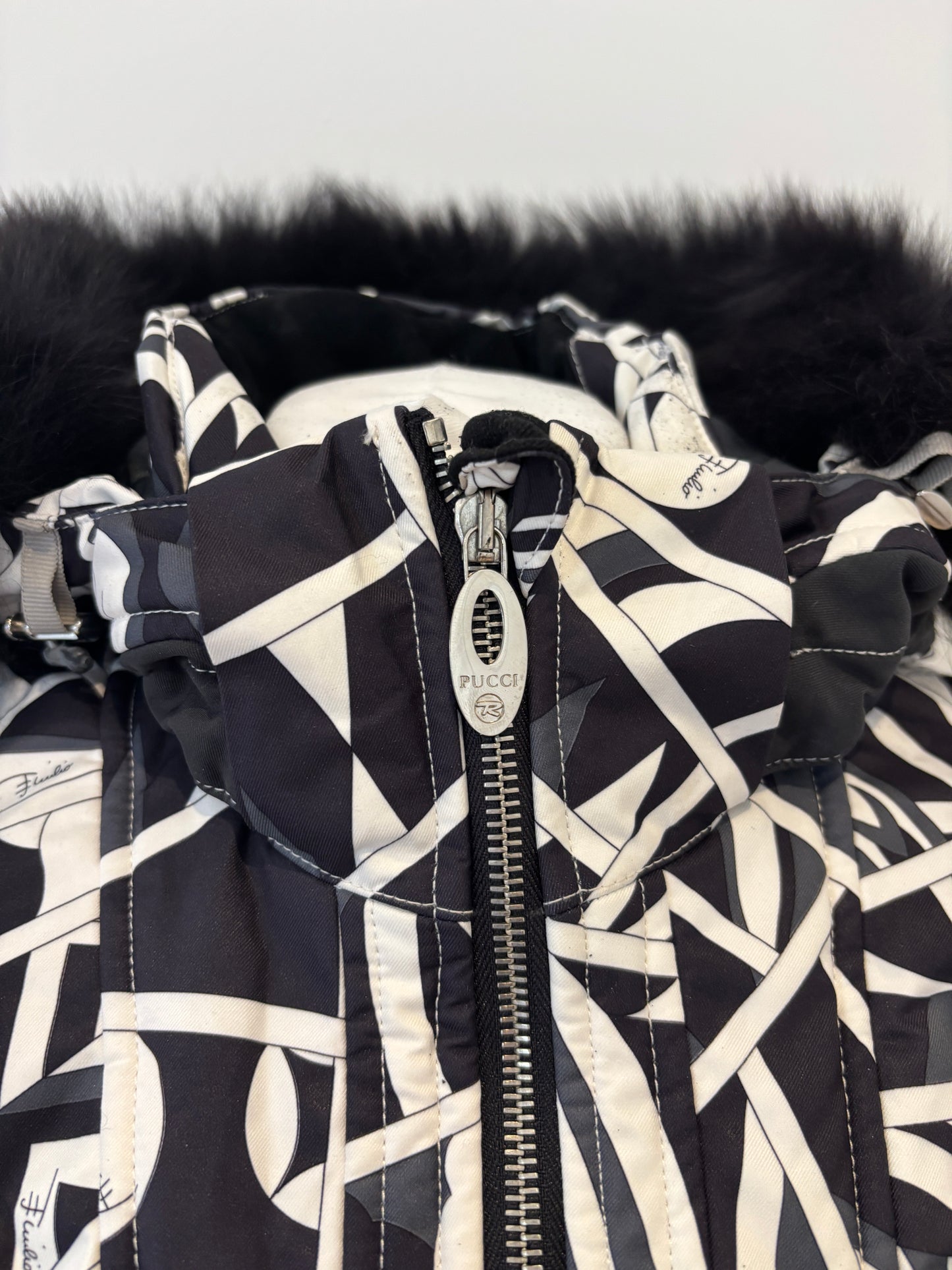 Emilio Pucci Eleonora Iconic Pucci Print Puffer Ski Jacket