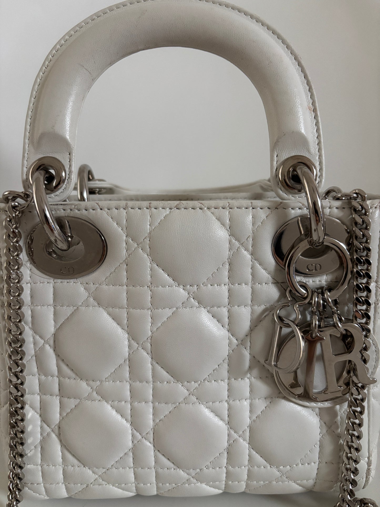 Dior Mini Lady Dior Cannage Calf Leather
