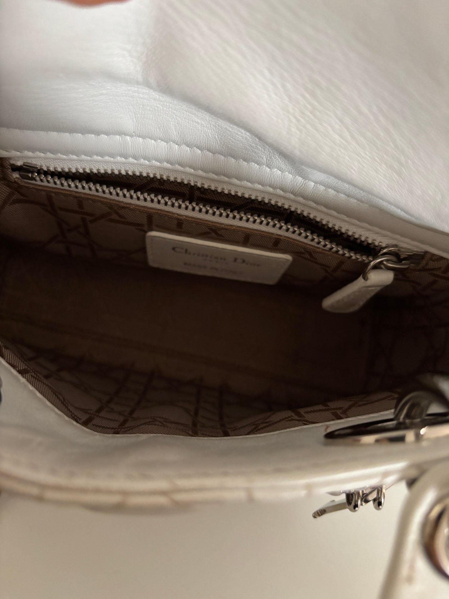 Dior Mini Lady Dior Cannage Calf Leather