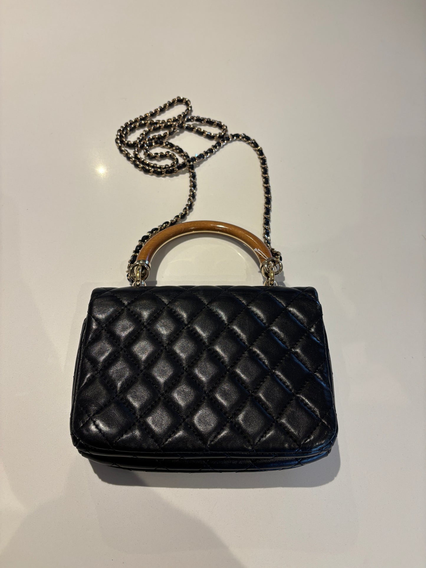 Chanel Knock on Wood Top Handle Bag
