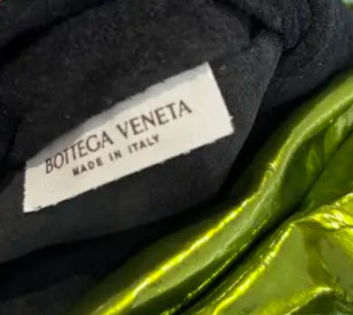 Bottega Veneta Mini Jodie Metallic Bag