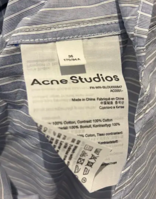 Acne Studios Button Up Shirt