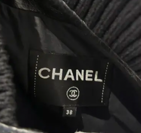 Chanel Quilted Lambskin Leather Bomber Jacket